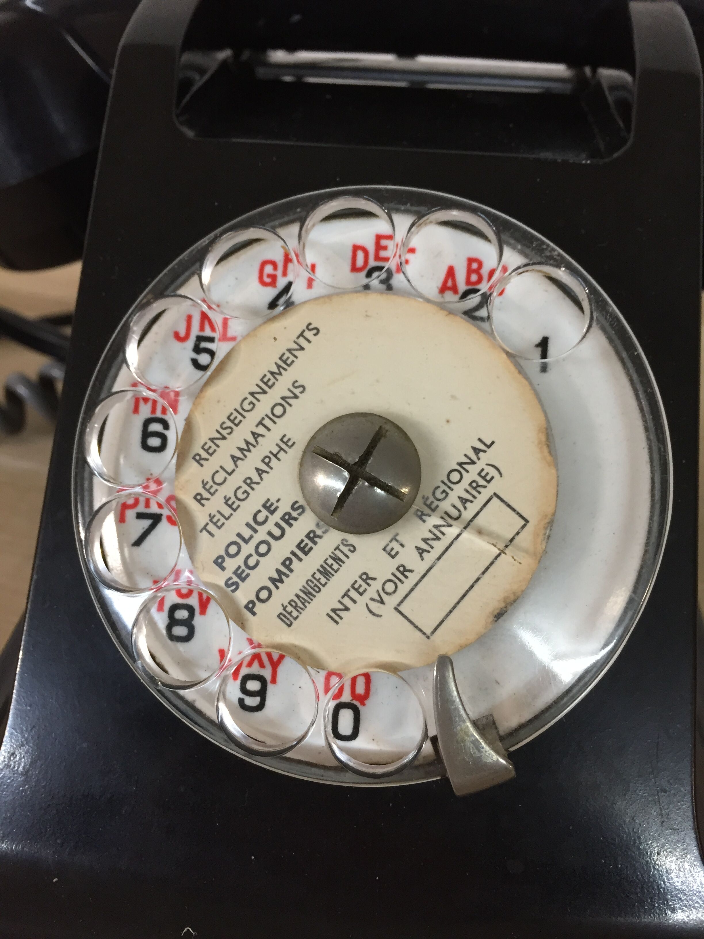 Phone Ericsson in bakelite, 1950