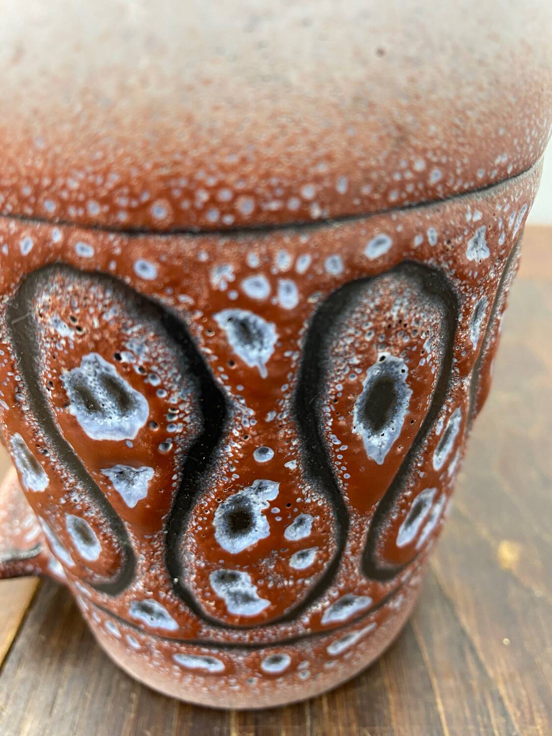 Jean Austruy stoneware vase or pitcher