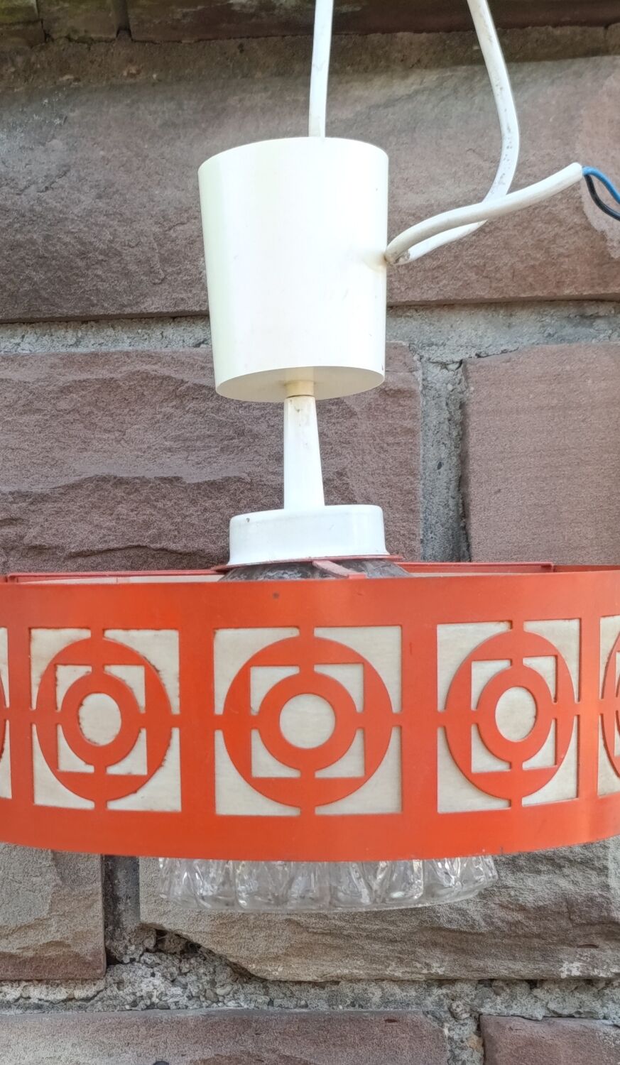 Vintage orange 60s suspension