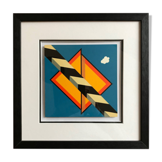 Screen print by allan d’archangelo. untitled, 1969