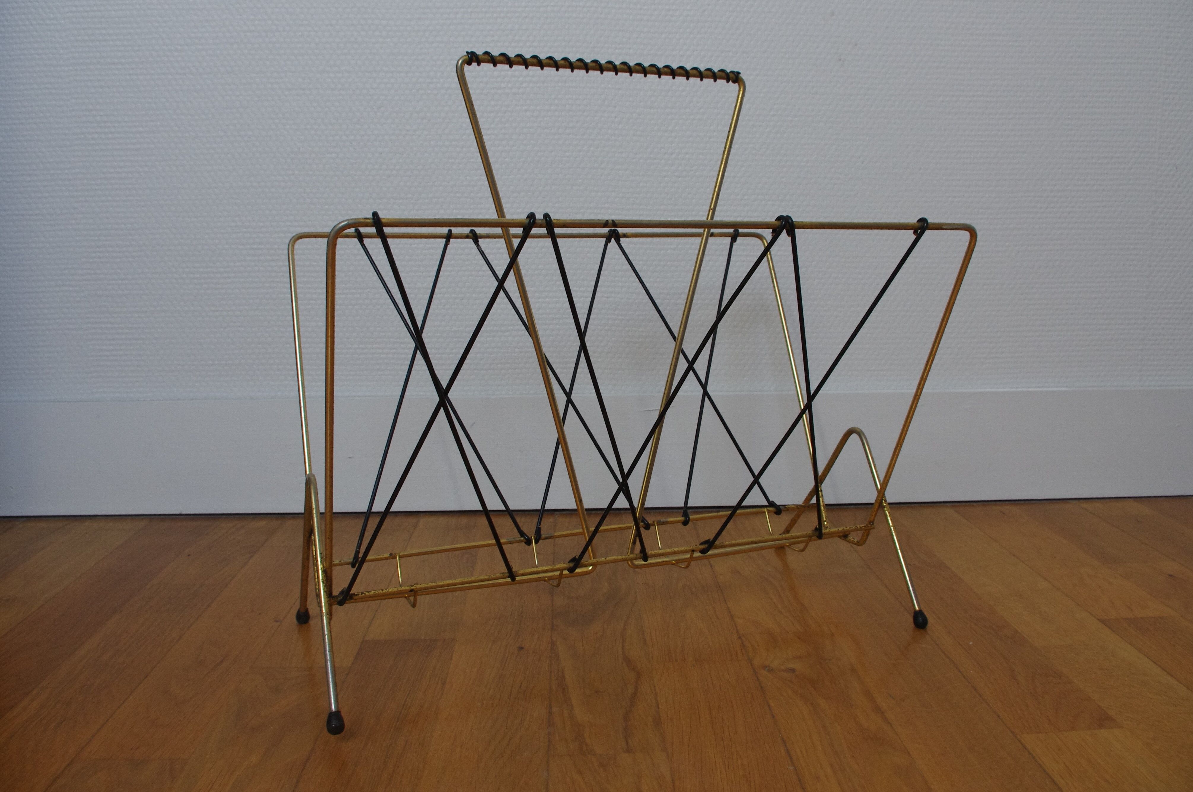 Magazines door scoubidou gold metal