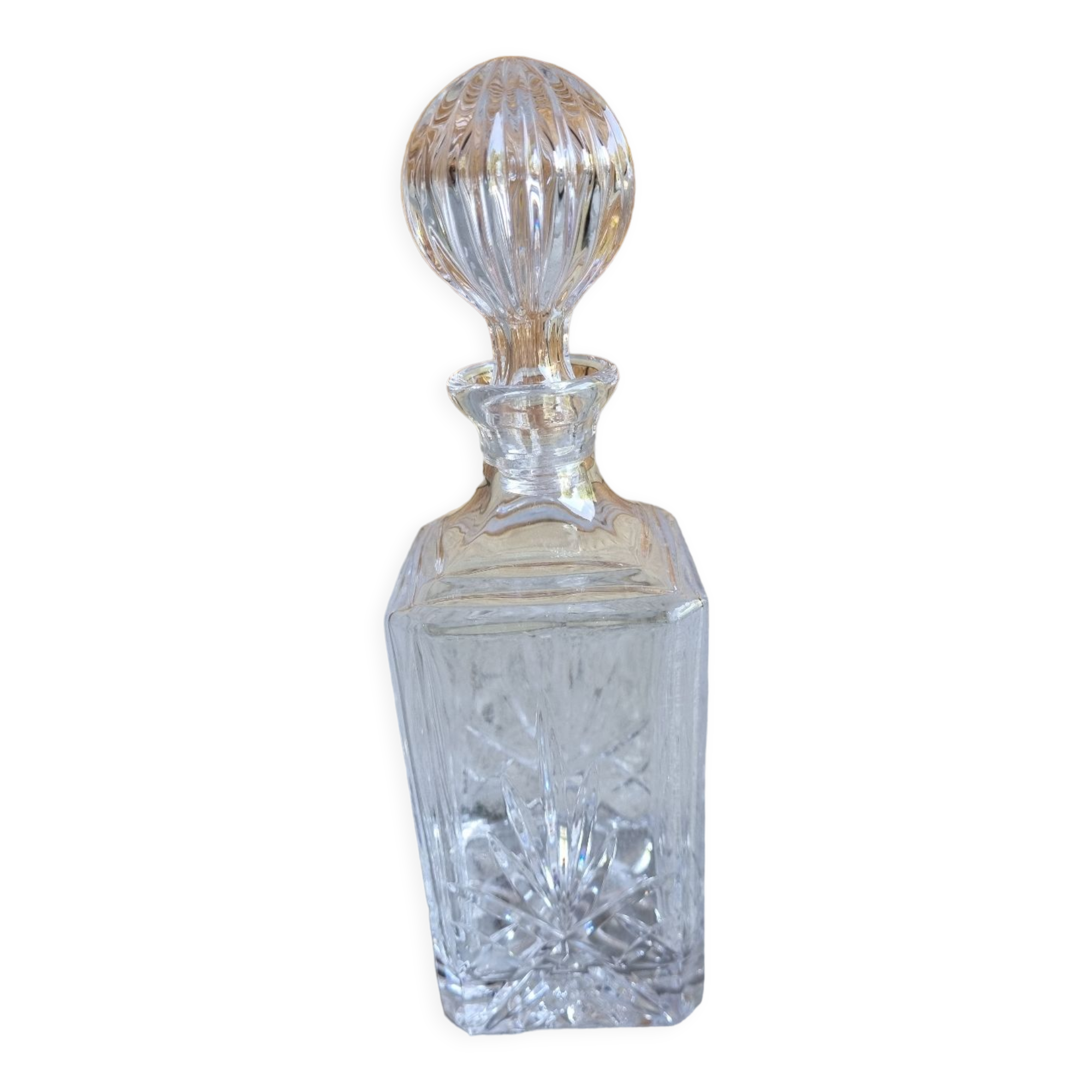 Crystal whisky decanter, 1970