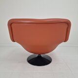 Artifort F518 Lounge Chair by Geoffrey Harcourt in Leather, 1970's