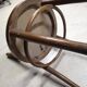 Authentic Baumann bistro chair - vintage bent wood with art nouveau decoration.