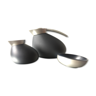 Set de 3 cafetières modernes à charlatan isolées Georg Jensen