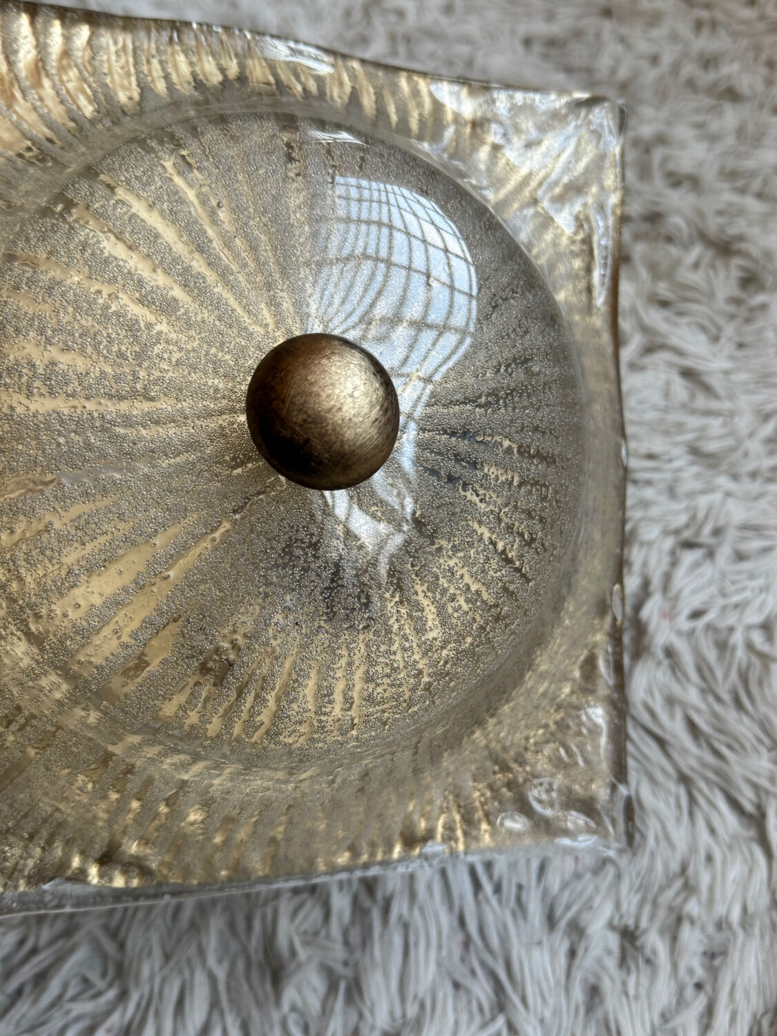 Murano glass wall sconce from the 1970s