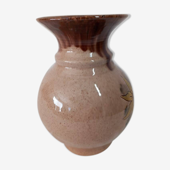 Vase émaillé ancien