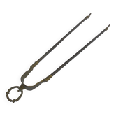 Pince à buches de cheminée en laiton
