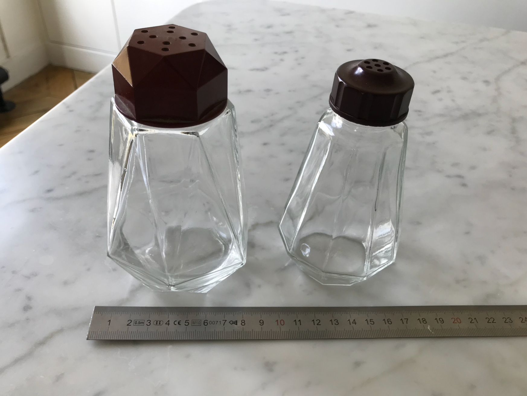 Vintage salt and pepper shaker 70s