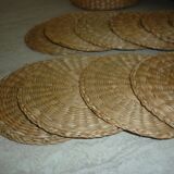 12 coasters in their wicker box