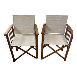 chaises pliante vintage