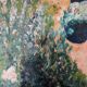 Oil on canvas The Girl with the Watering Can