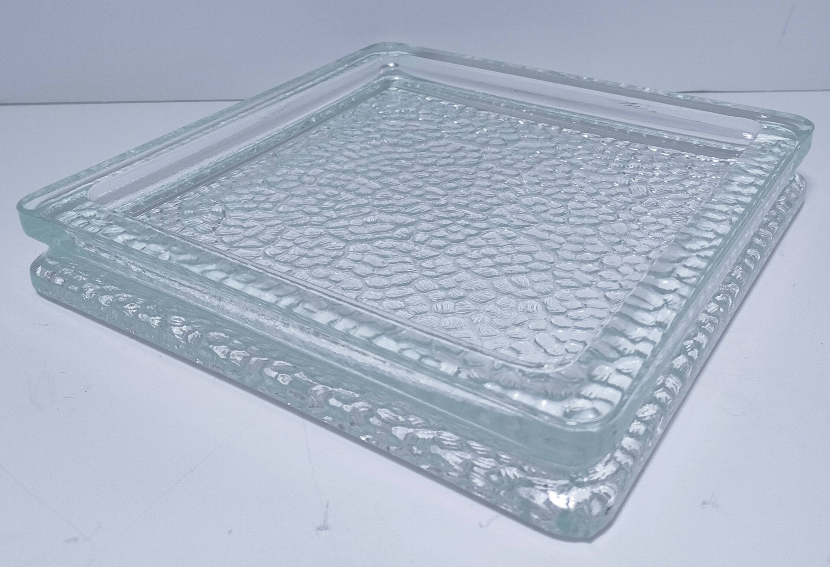 glass design pocket tray 1970s