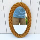 Oval rope mirror, Audoux Minet design
