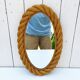 Oval rope mirror, Audoux Minet design