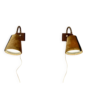 Paire d'appliques scandinaves,