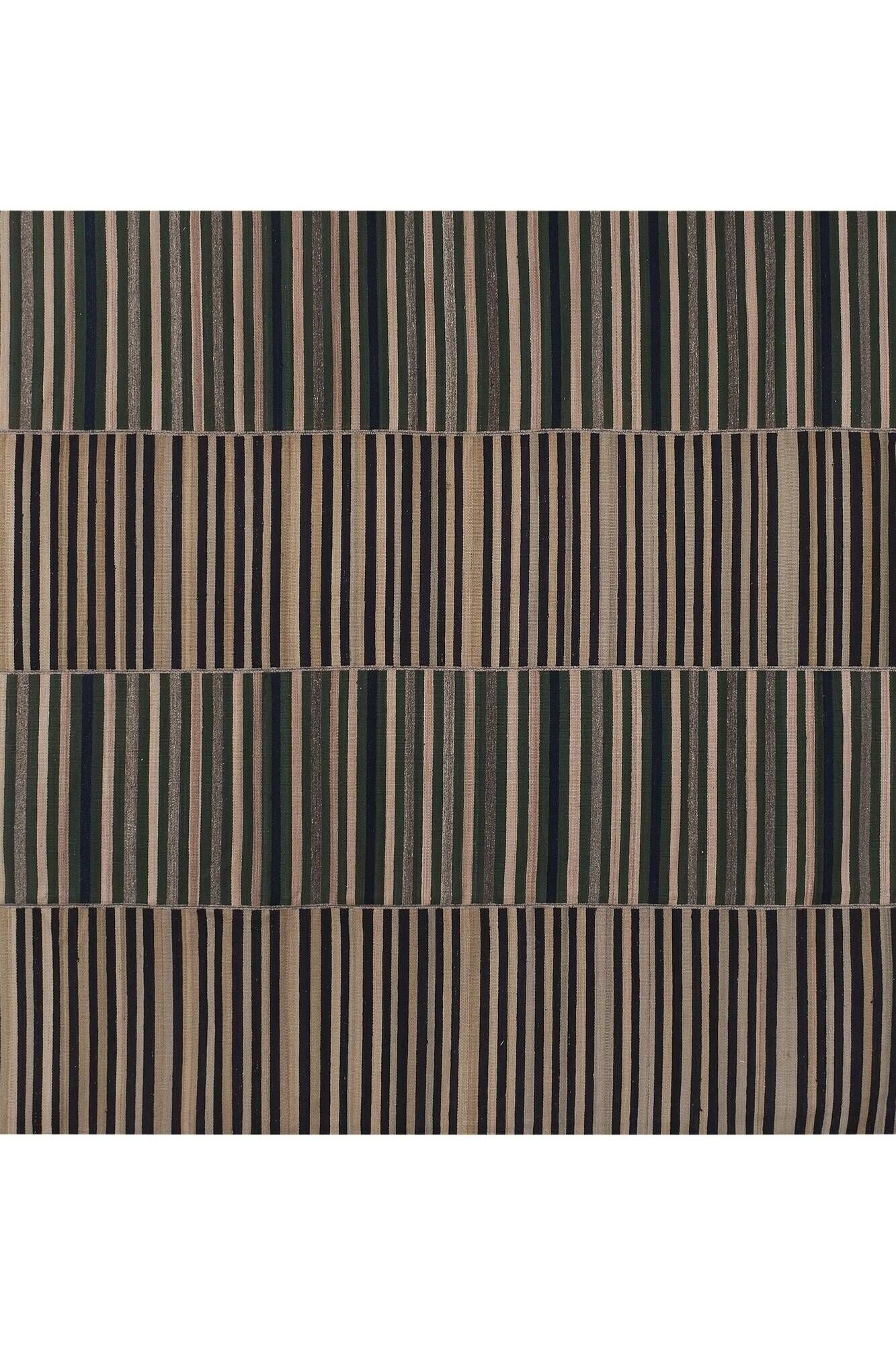 Vintage Turkish kilim handwoven 276x335 cm