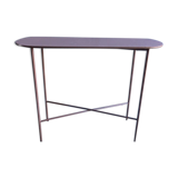 Old pink metal console