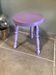 Lilac tripod stool