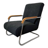Restored tubular armchair by Anton Lorenz