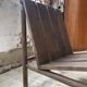 Modernist oak armchair