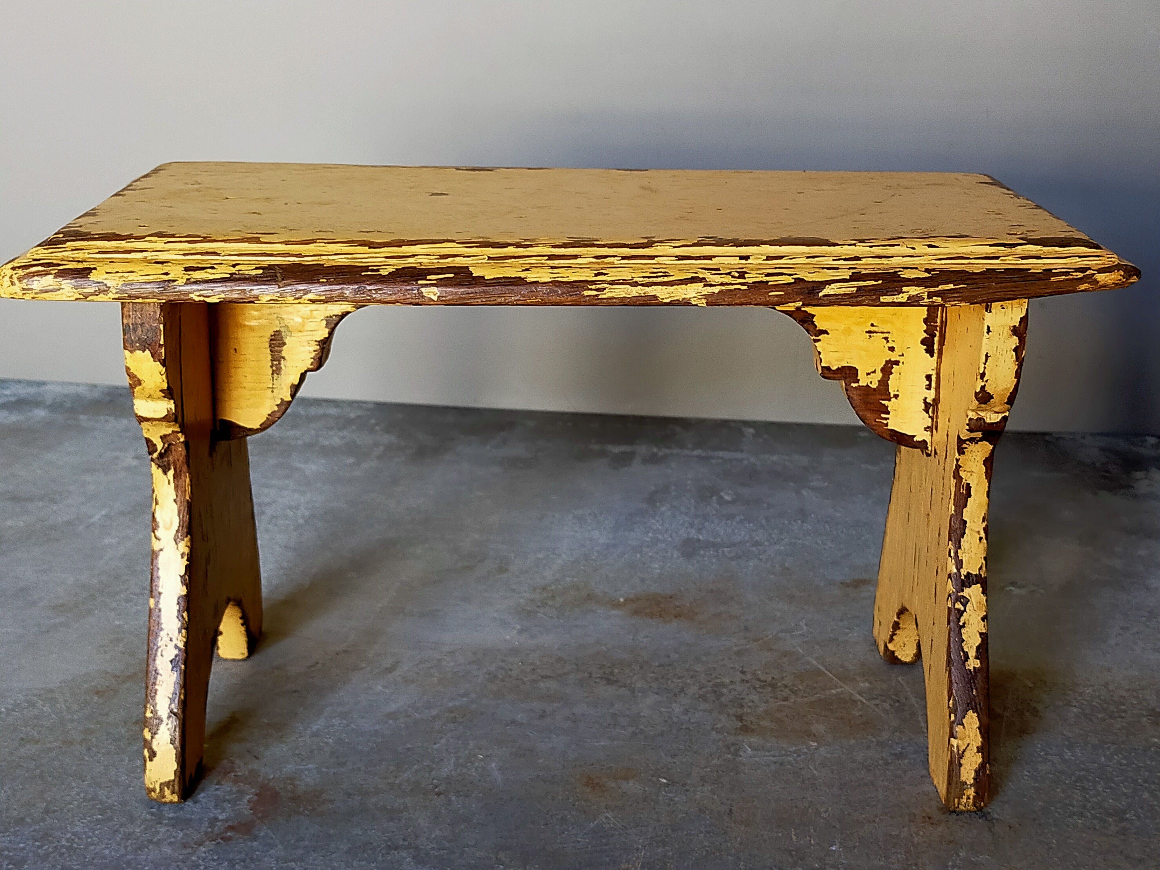 19th-century foot restings with old patina