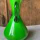 Empoli glass vase/carafe/ewer, 1960s