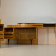 Modular set of table, night stand and chest of drawers by M. Pozar, 1960s