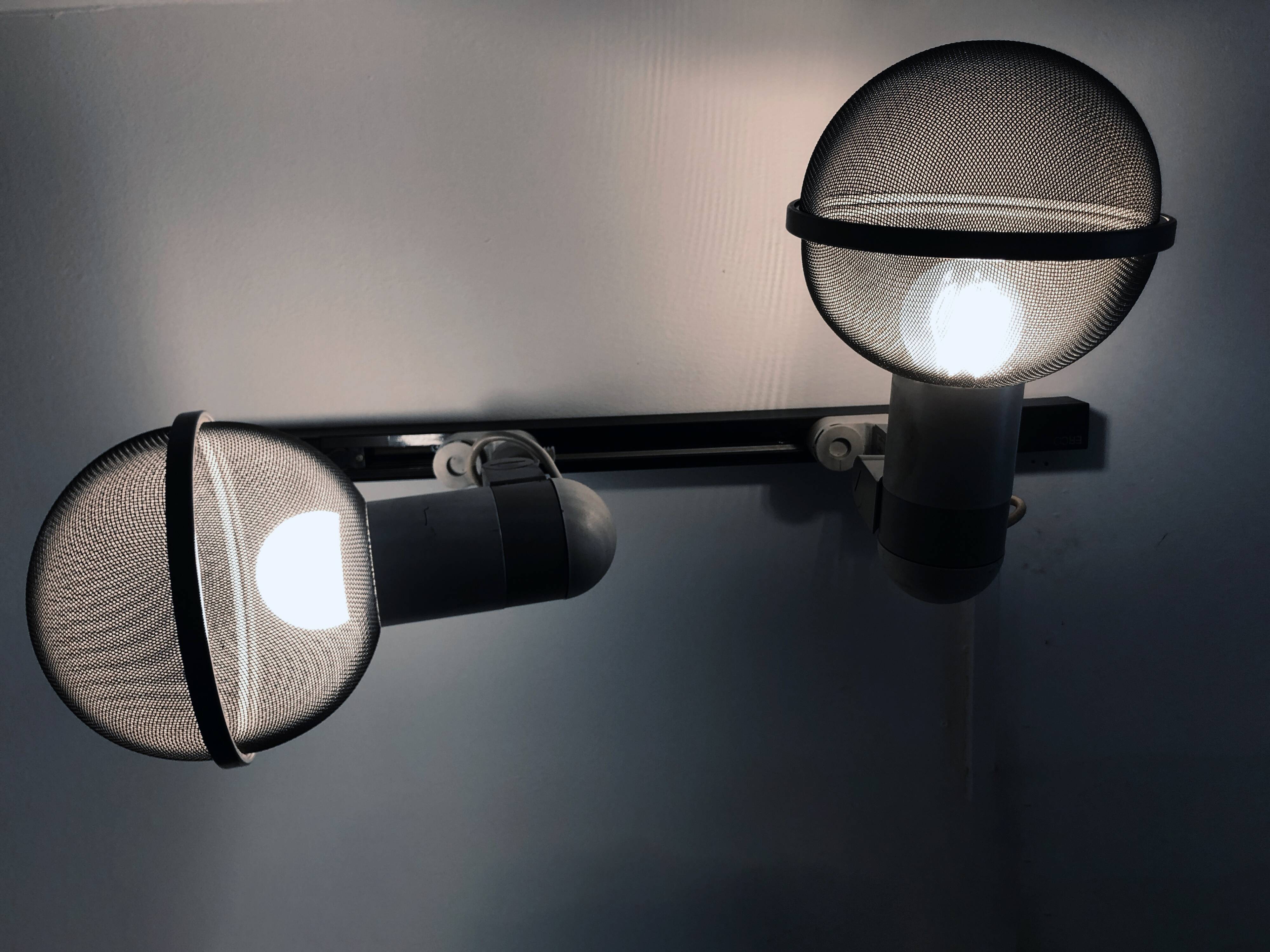 Vintage Track Ceiling Light • Micro Pin Spots • Erco • 1975