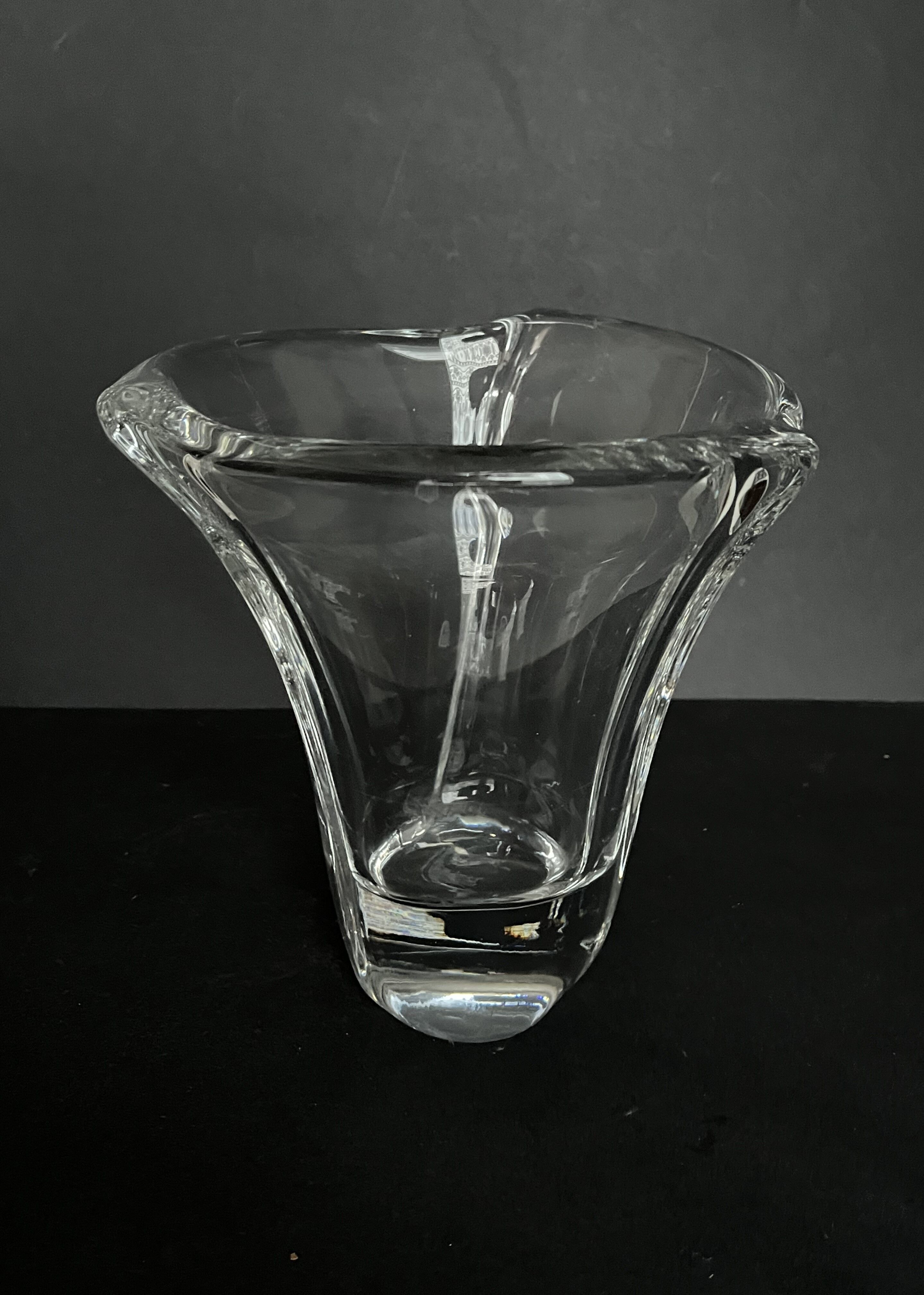 Daum crystal vase