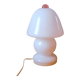 Lampe champignon en opaline de Murano, 1970