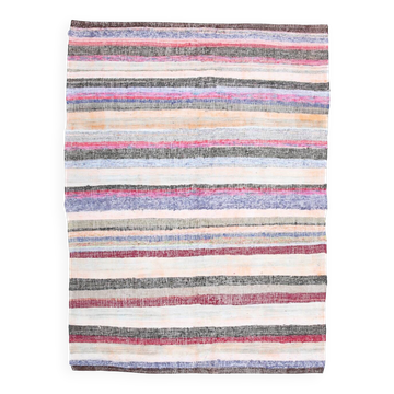 5x7 Modern Mid Century Handmade Kilim Rug, 161x220Cm