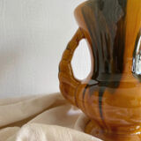 Vase with double ceramic handles