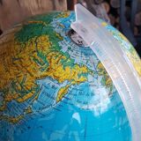 Vintage globe 1980
