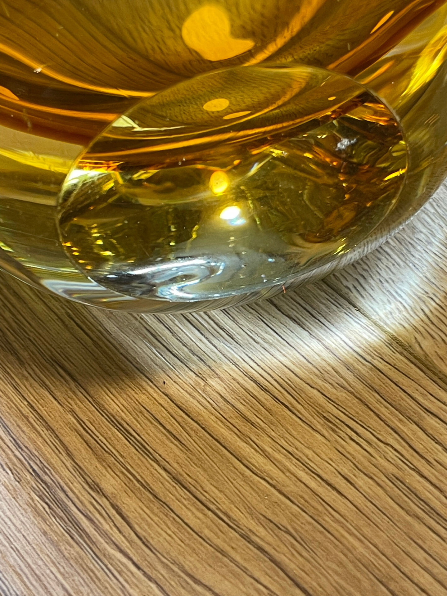 Sommerso vase from Murano