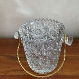 Cut glass ice bucket