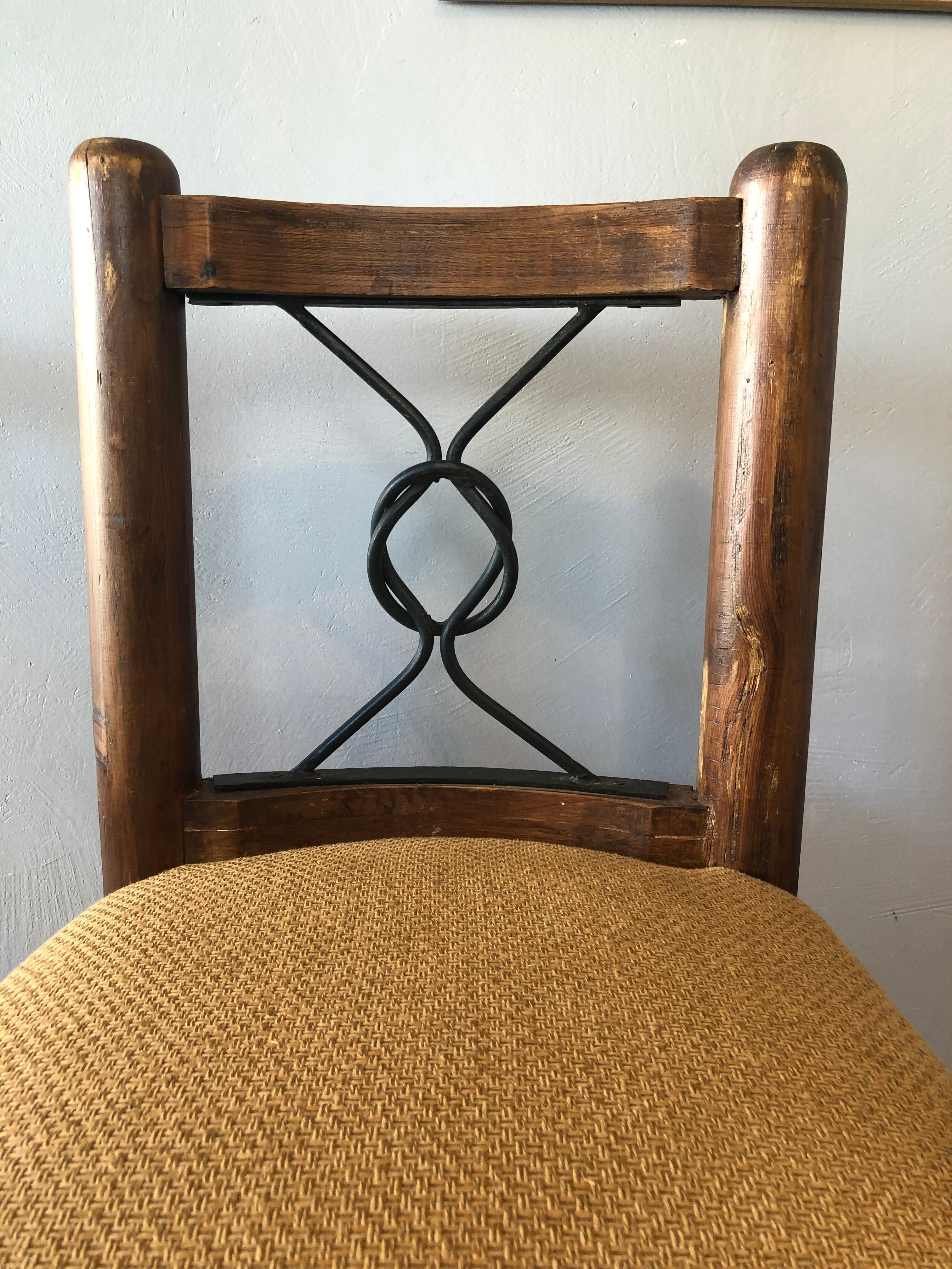 Duo of chairs brutalist style