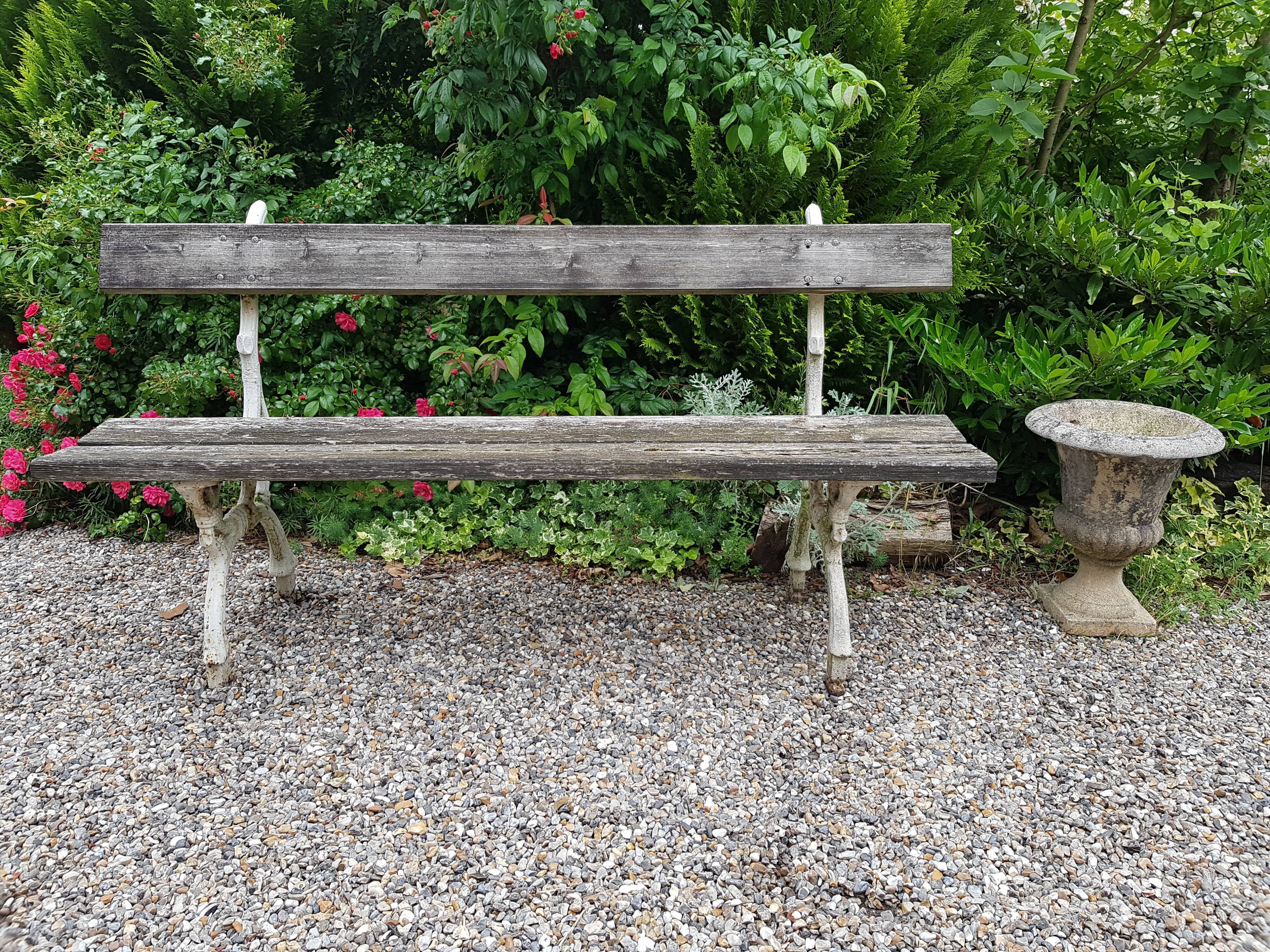 Old garden bench