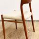 Mid century teak dining chair by Niels O. Møller for J.L. Moller, Model 75,Denmark, 1950s