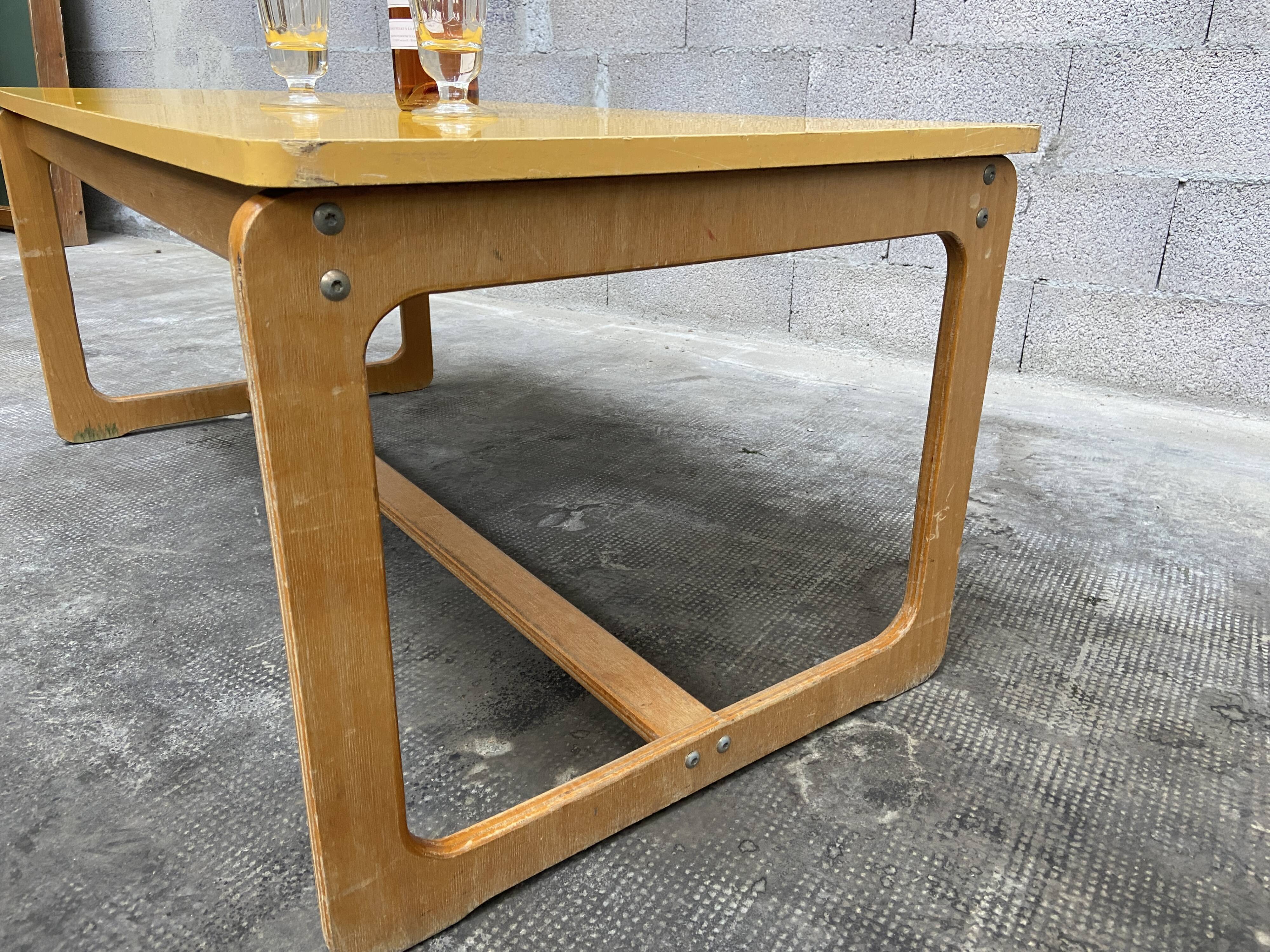 Vintage Formica coffee table 1970