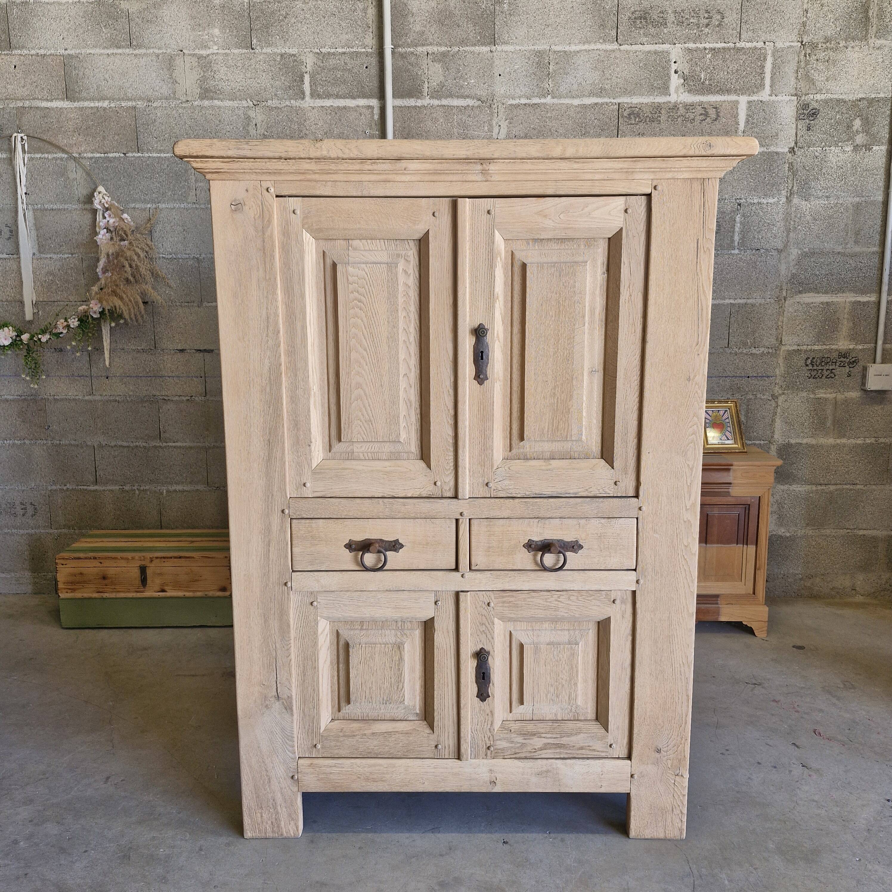 Rustic oak sideboard
