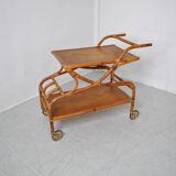Rattan serving trolley 1970