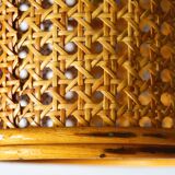 Rattan suspension light
