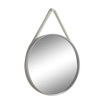 Miroir rond Strap Hay anthracite  Ø 70 cm