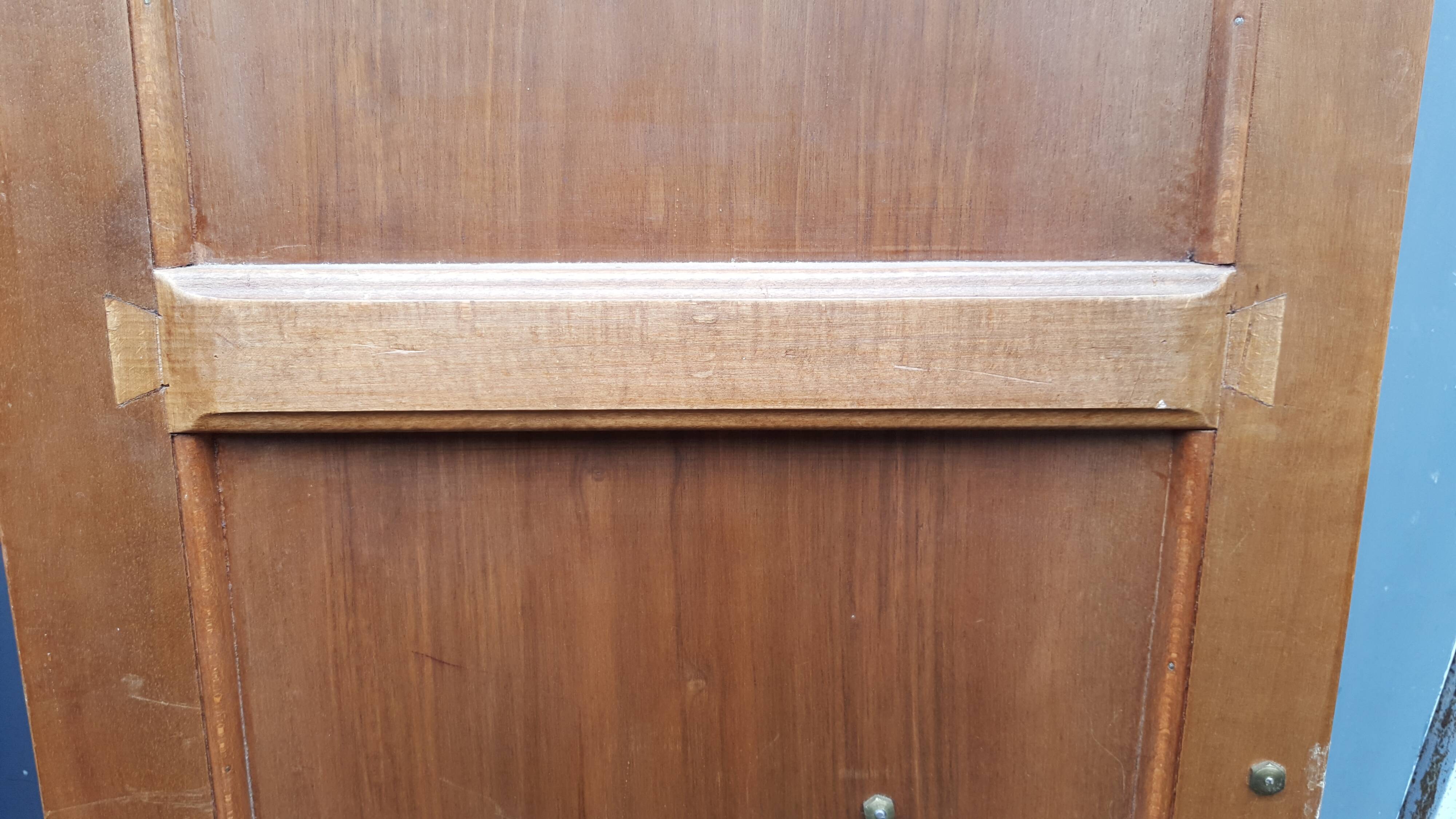 Pair of solid wood Art Deco doors