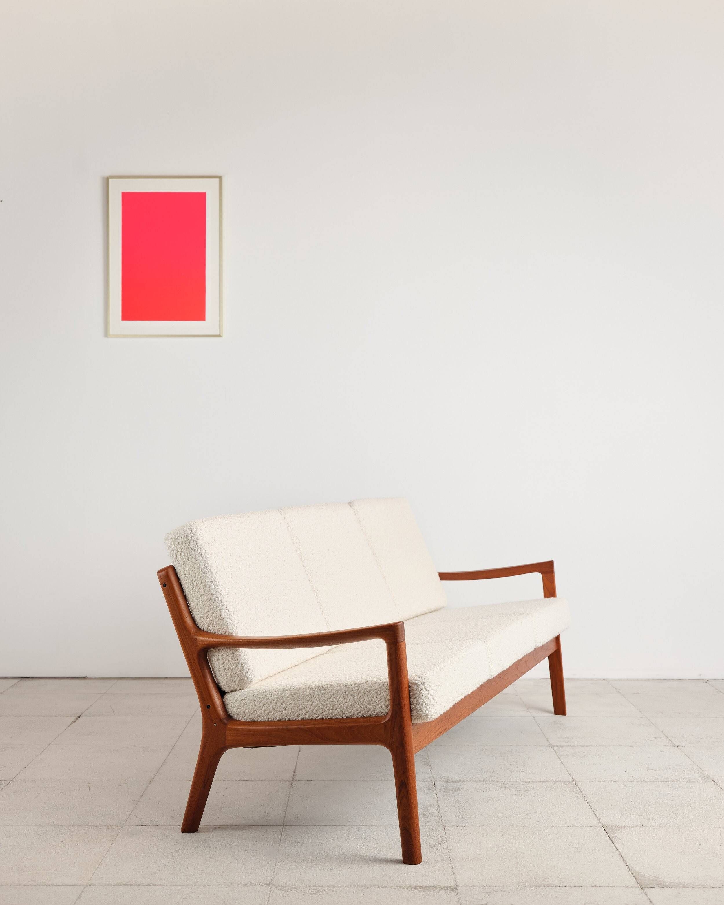Senator 3-seater sofa in teak by Ole Wanscher, Denmark, 1950s.
