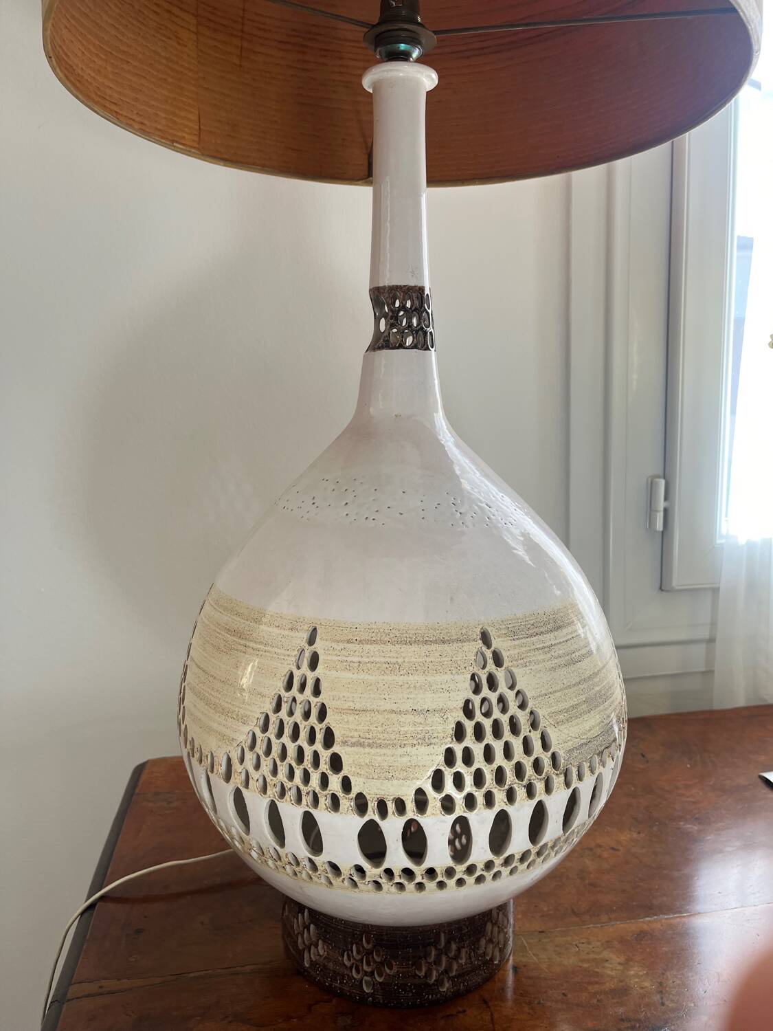 Ceramic lamp G. Pelletier 1960