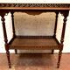 Louis XVI style serving table in carved walnut 20th century Console Tray