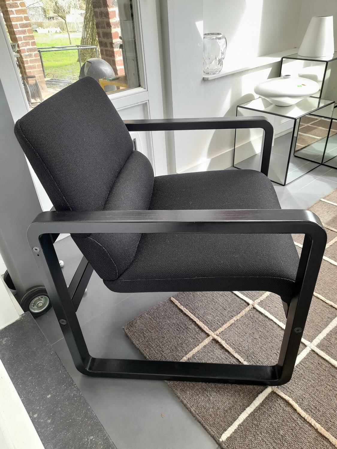 Fauteuil noir Martin Stol pour Giroflex