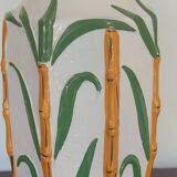 large bamboo vase signed Cartens Germany 1960